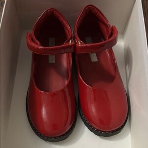 Red Patent Leather Kids Shoes
